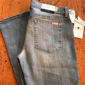 NWT 7 For All Mankind straight leg jeans